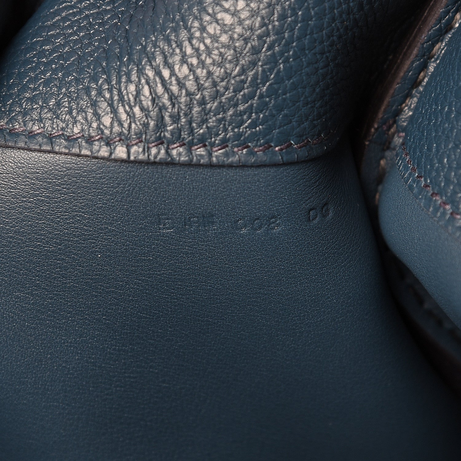 Hermes Togo HAC Endless Road Birkin 50 Bleu de Prusse 8 of 11