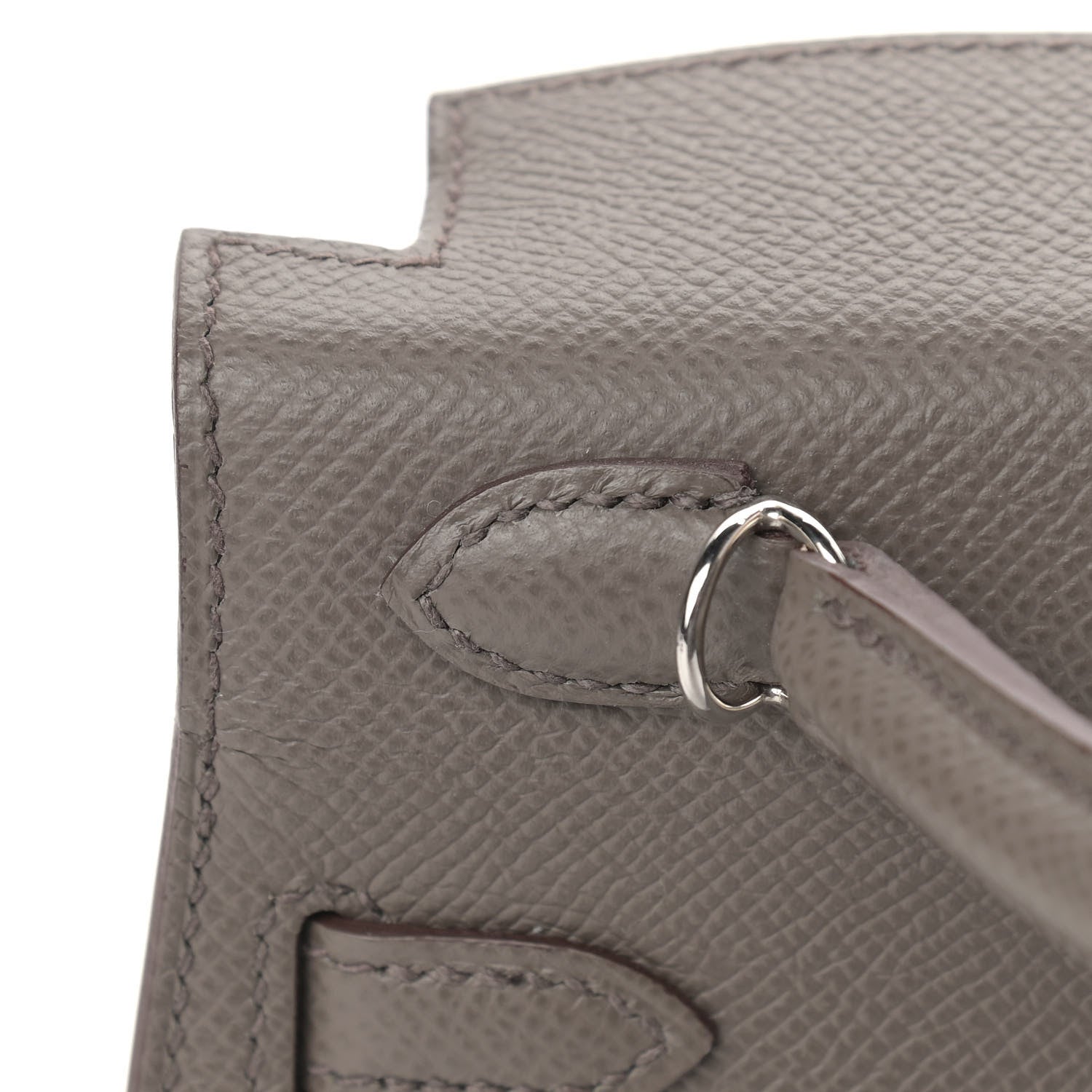 Hermes Epsom Mini Kelly Sellier 20 Etain 10 of 30