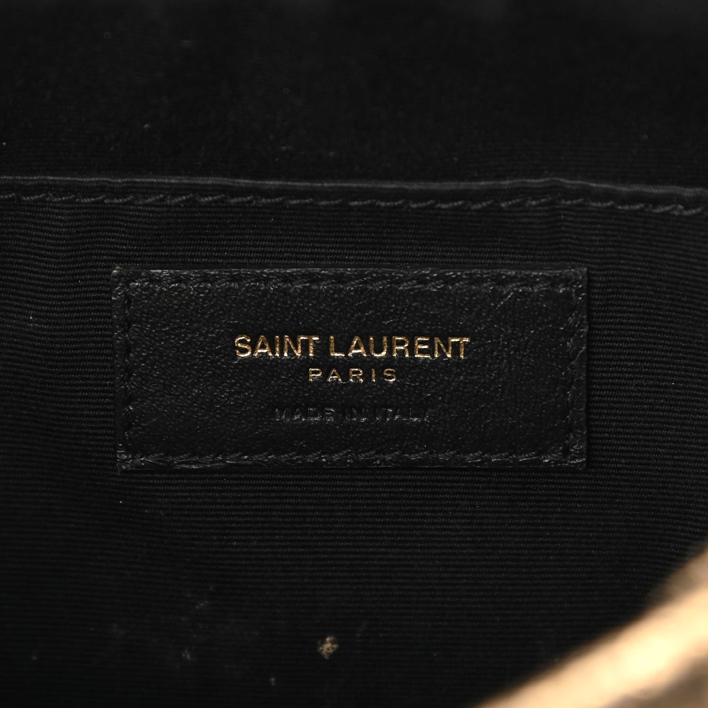 Calfskin Lame Monogram Small Lou Camera Bag Gold Olive