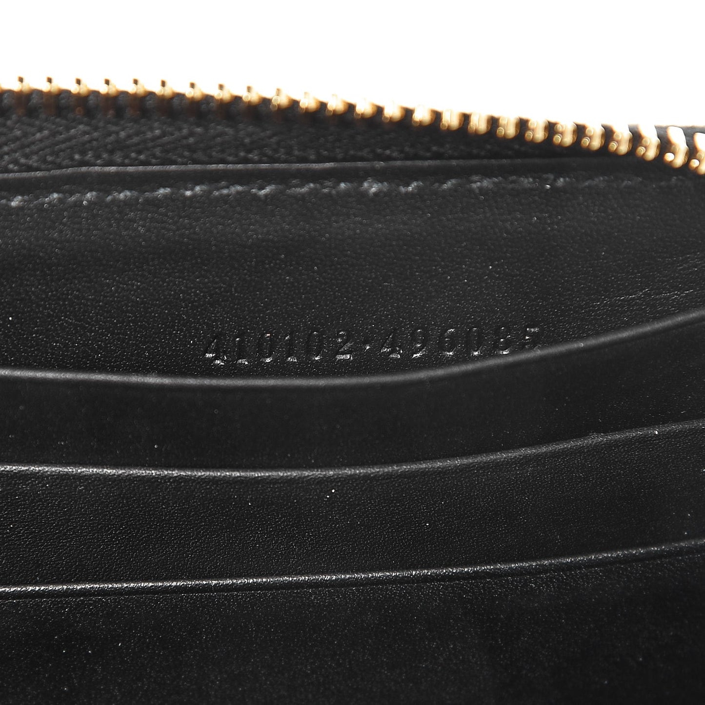 GG Supreme Monogram Bees Zip Around Wallet