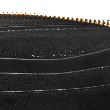Gucci GG Supreme Monogram Bees Zip Around Wallet 7 of 8