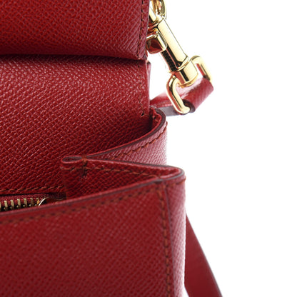 Dolce & Gabbana Dauphine Medium Miss Sicily Satchel Dark Red 7 of 12