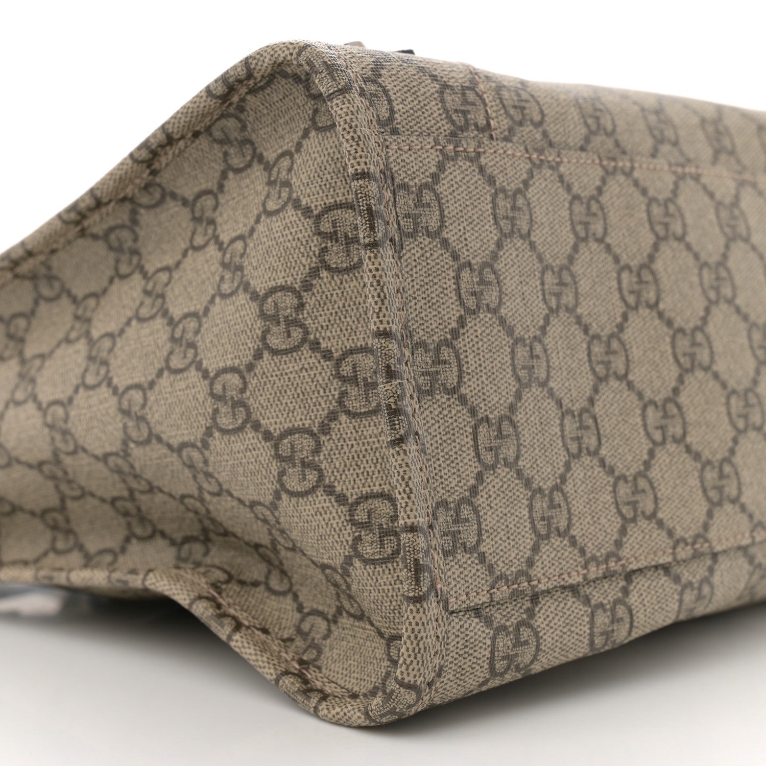 Balenciaga X GUCCI GG Supreme Monogram Neo Classic Silver Hardware City Beige Ebony 10 of 12