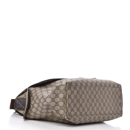 Gucci GG Plus Monogram Messenger Diaper Bag Dark Brown 4 of 11