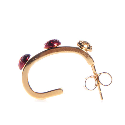 Louis Vuitton Creole Gimme A Clue Hoop Earrings PM 3 of 5
