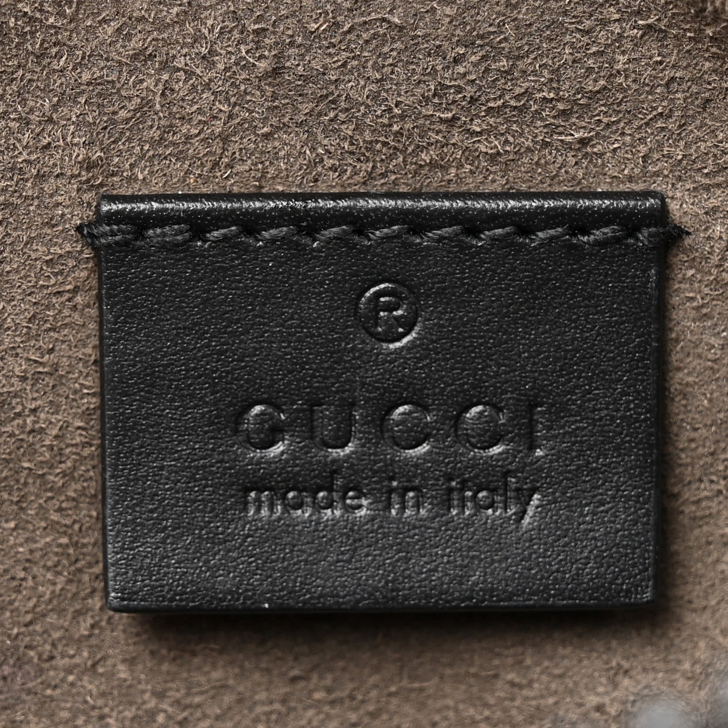 Gucci GG Supreme Monogram Belt Bag Black 6 of 12