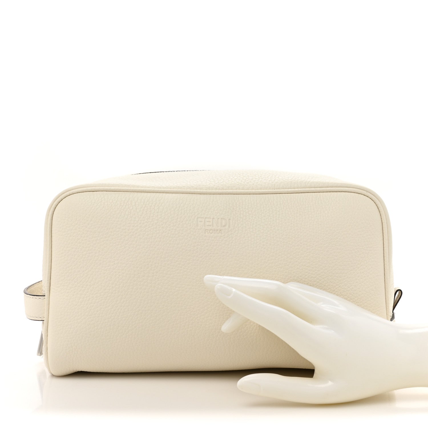 Fendi Cuoio Romano Travel Kit White 1664911 – FASHIONPHILE