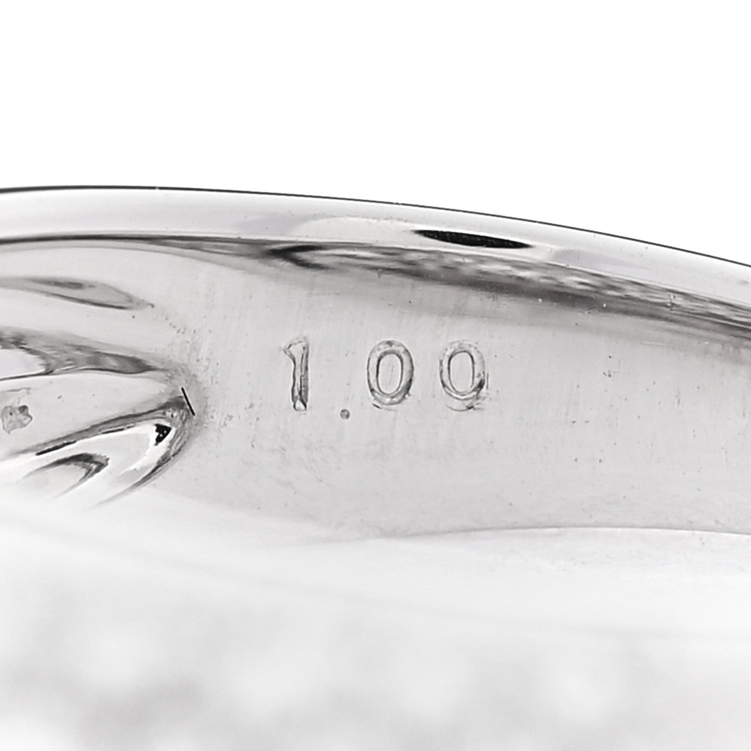 Parker & West by FASHIONPHILE 18K White Gold Diamond 1.00ctw Two Band Ring 51 5.75 5 of 5