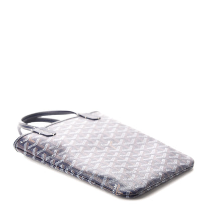 Goyard Goyardine Poitiers Tote Navy 4 of 11