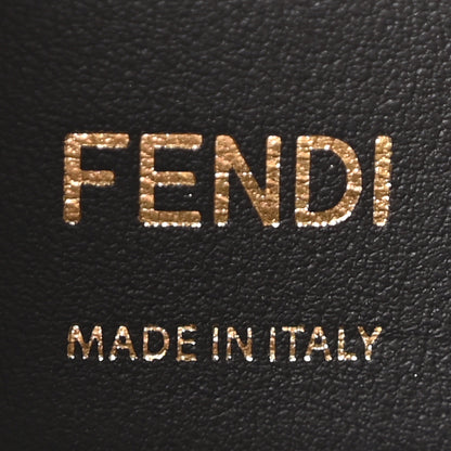 Fendi Kuban Canvas Vitello King F is Fendi FF Embroidered Mini Mon Tresor Bucket Bag Multicolor Cuoio 5 of 9