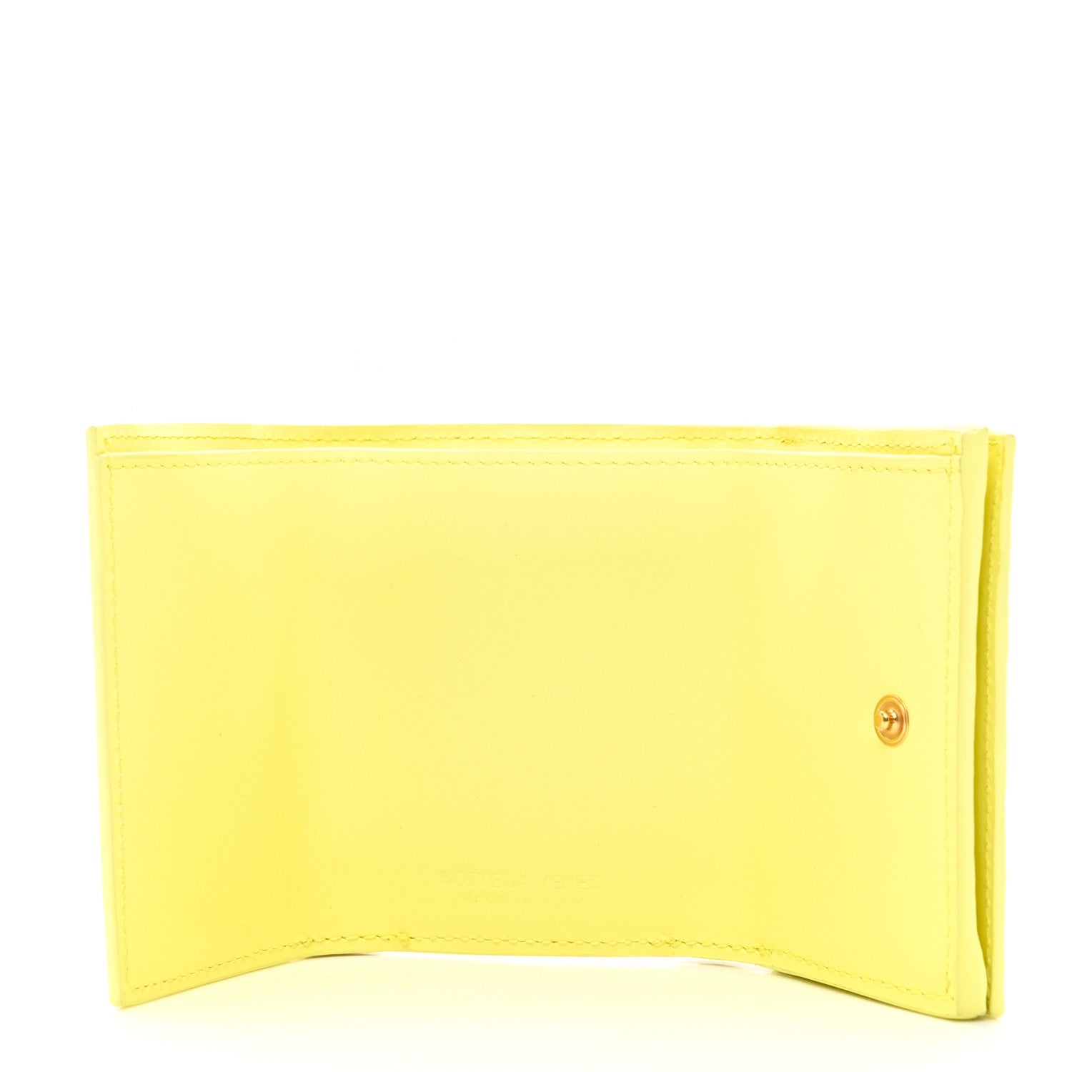 Bottega Veneta Nappa Intrecciato Trifold Wallet Kiwi 4 of 8
