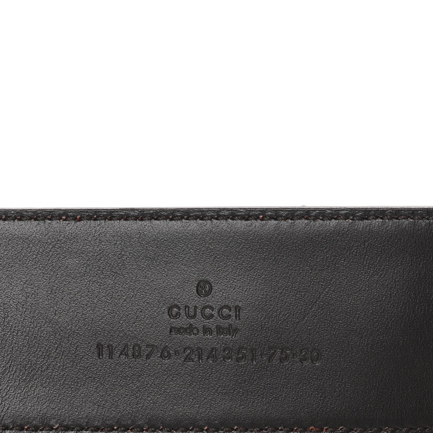 Gucci Monogram Interlocking G Belt 75 30 Red 3 of 5