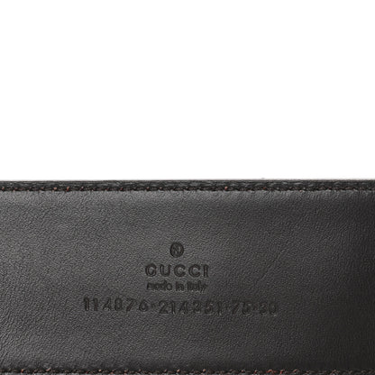 Gucci Monogram Interlocking G Belt 75 30 Red 3 of 5
