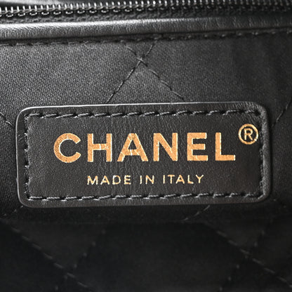 Chanel Shiny Calfskin Quilted Chanel 22 Black 7 of 11