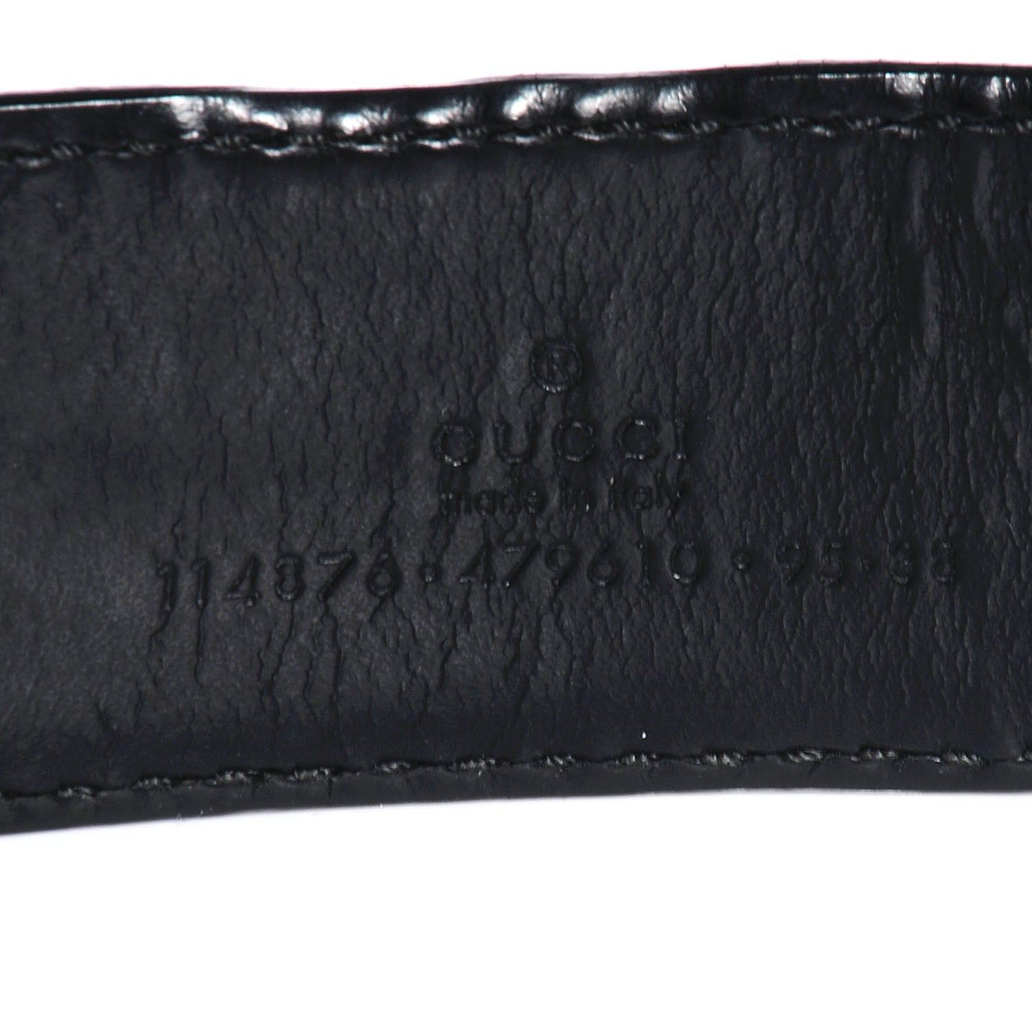 Gucci Guccissima GG Belt Black 95 38 3 of 4