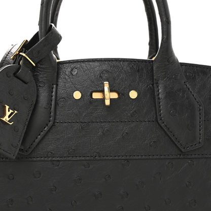 Louis Vuitton Ostrich City Steamer PM Black 8 of 12