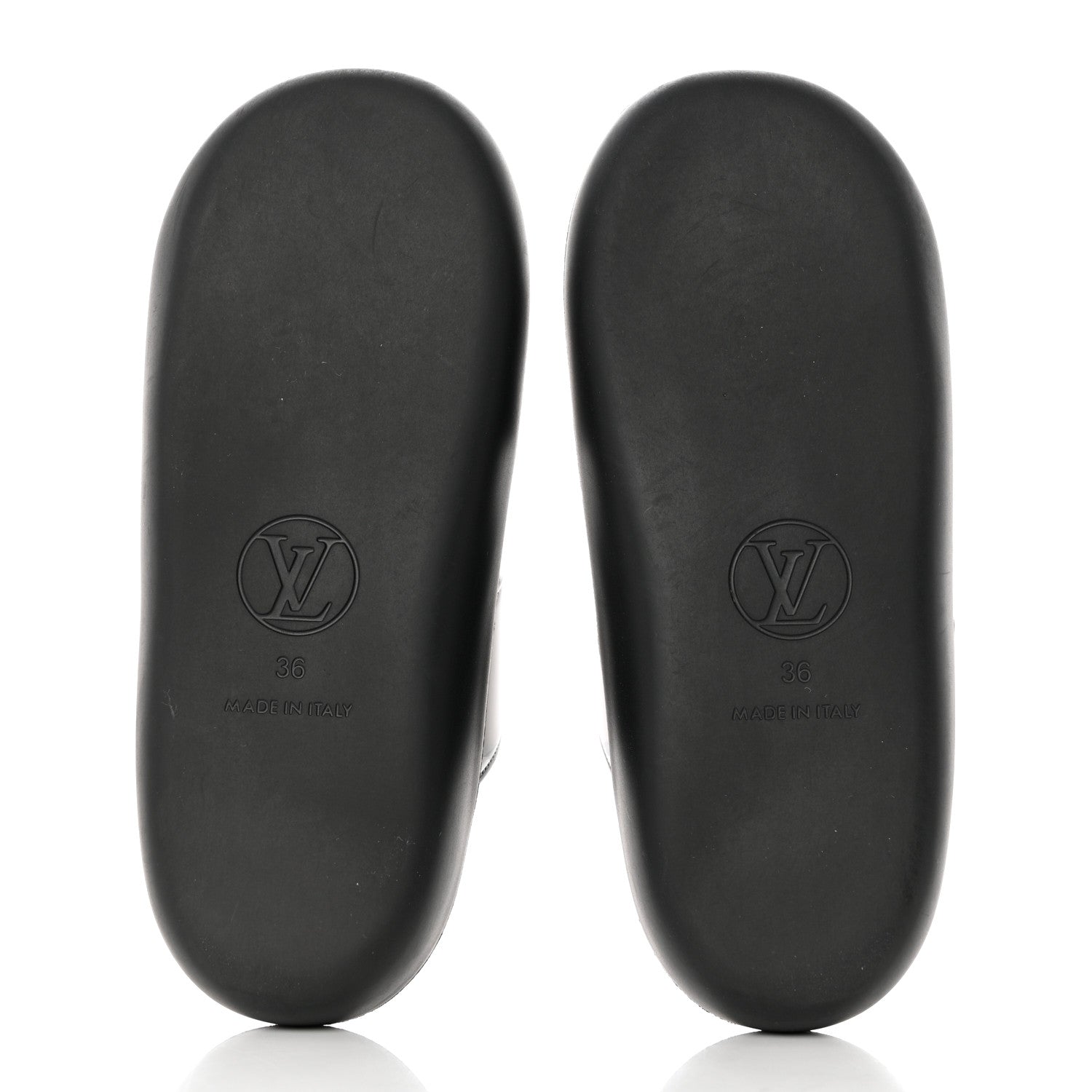 Louis Vuitton Monogram Sunbath Flat Mule Sandals 36 Black 7 of 8