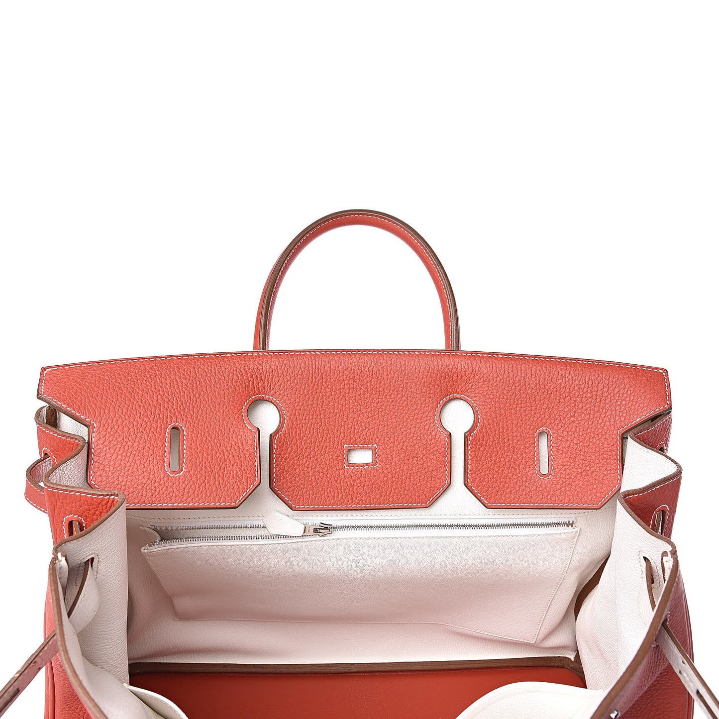Togo Casaque Birkin 40 Sanguine White