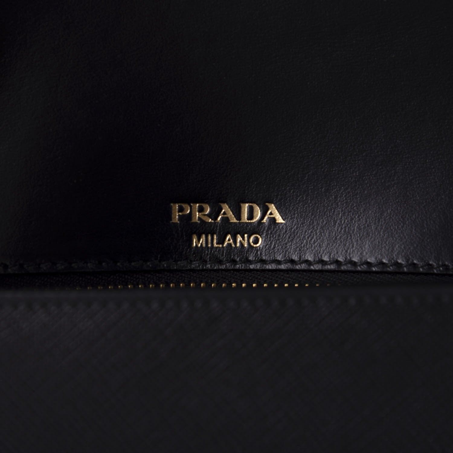 Prada Saffiano Flap Shoulder Bag Black 8 of 11