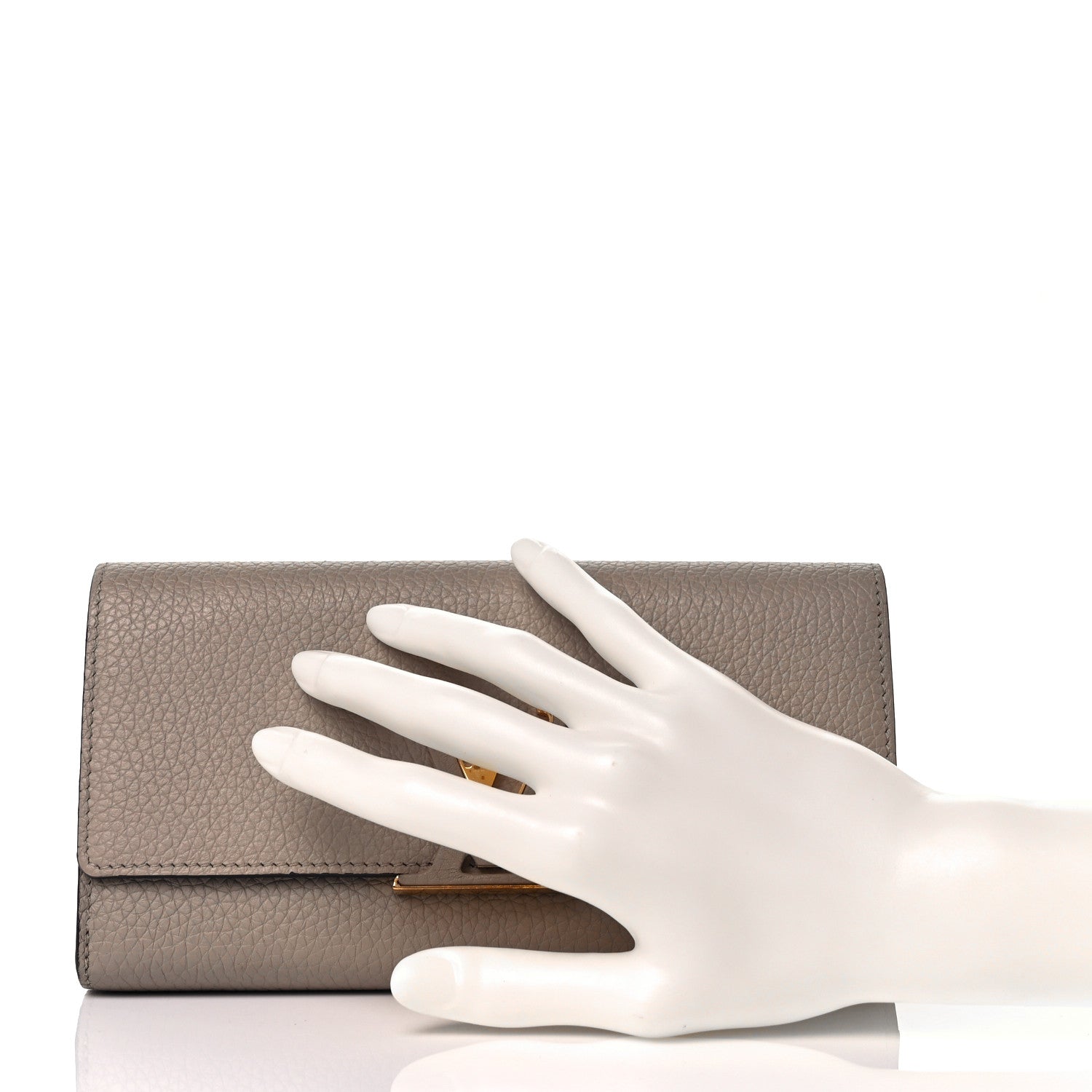 Louis Vuitton Taurillon Capucines Wallet Galet 2 of 10