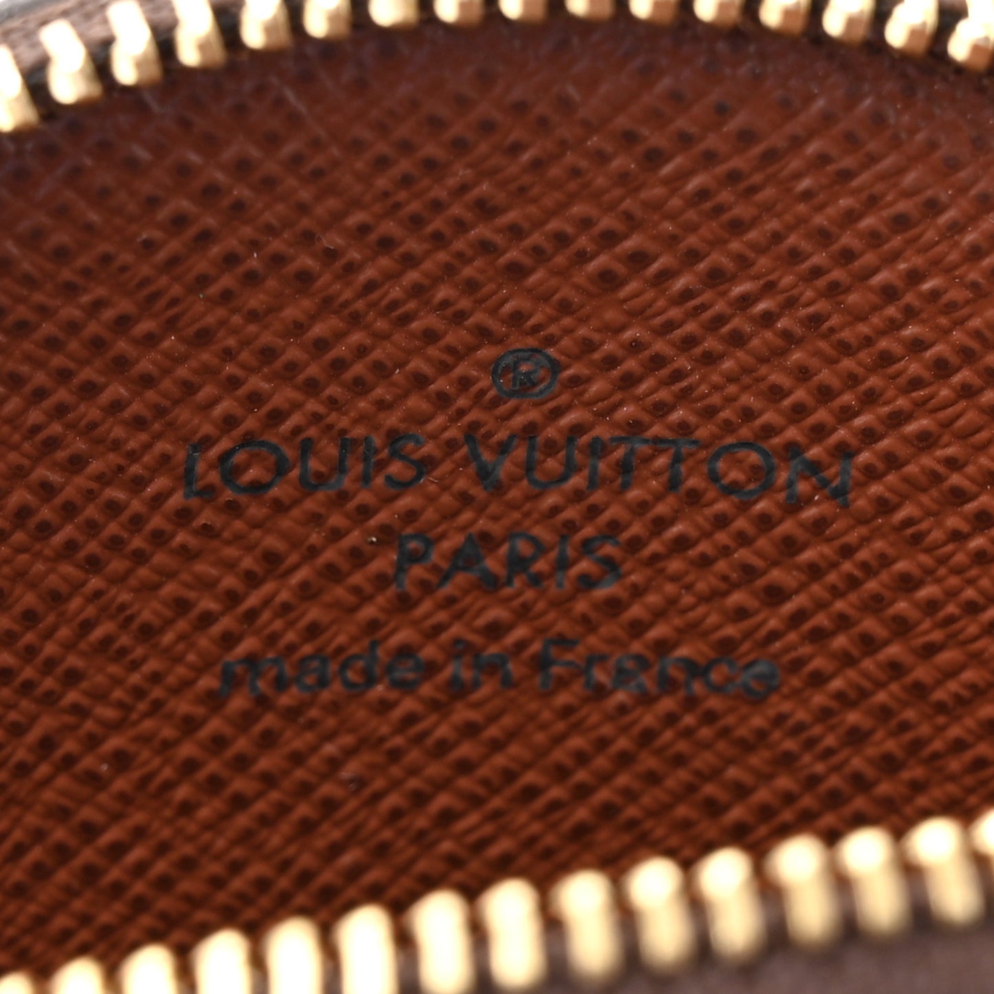 Monogram Round Coin Purse