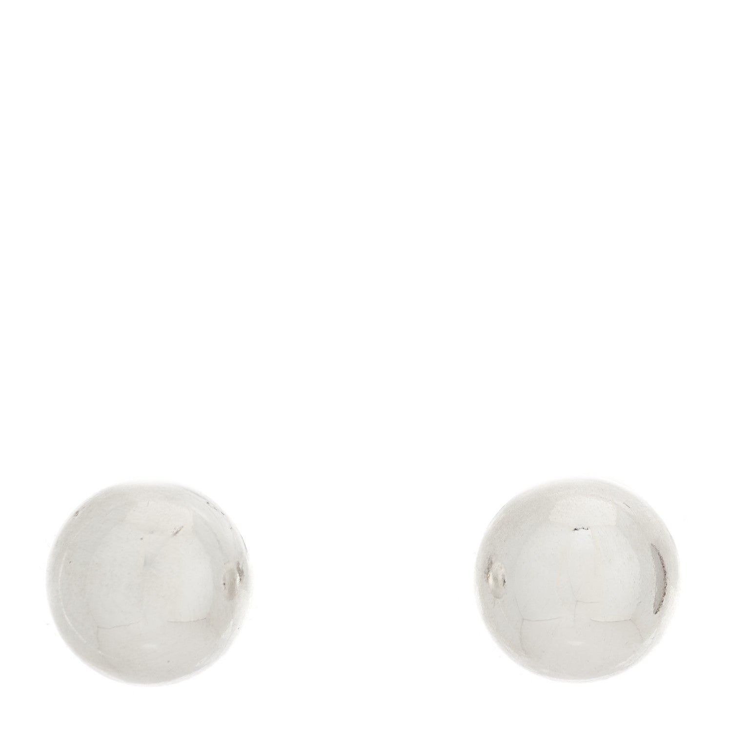 Tiffany Sterling Silver 10mm HardWear Ball Earrings 1 of 4