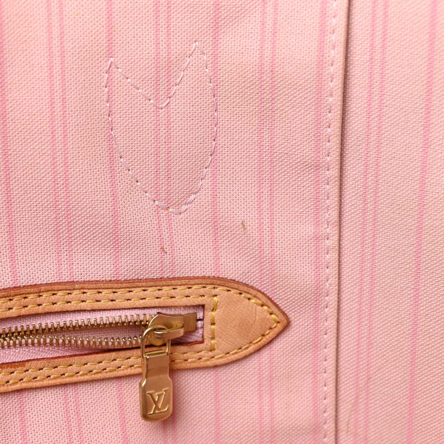Louis Vuitton Damier Azur Neo Neverfull MM Rose Ballerine 19 of 21