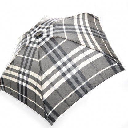Burberry Compact Beat Check Umbrella Grey 1 of 5
