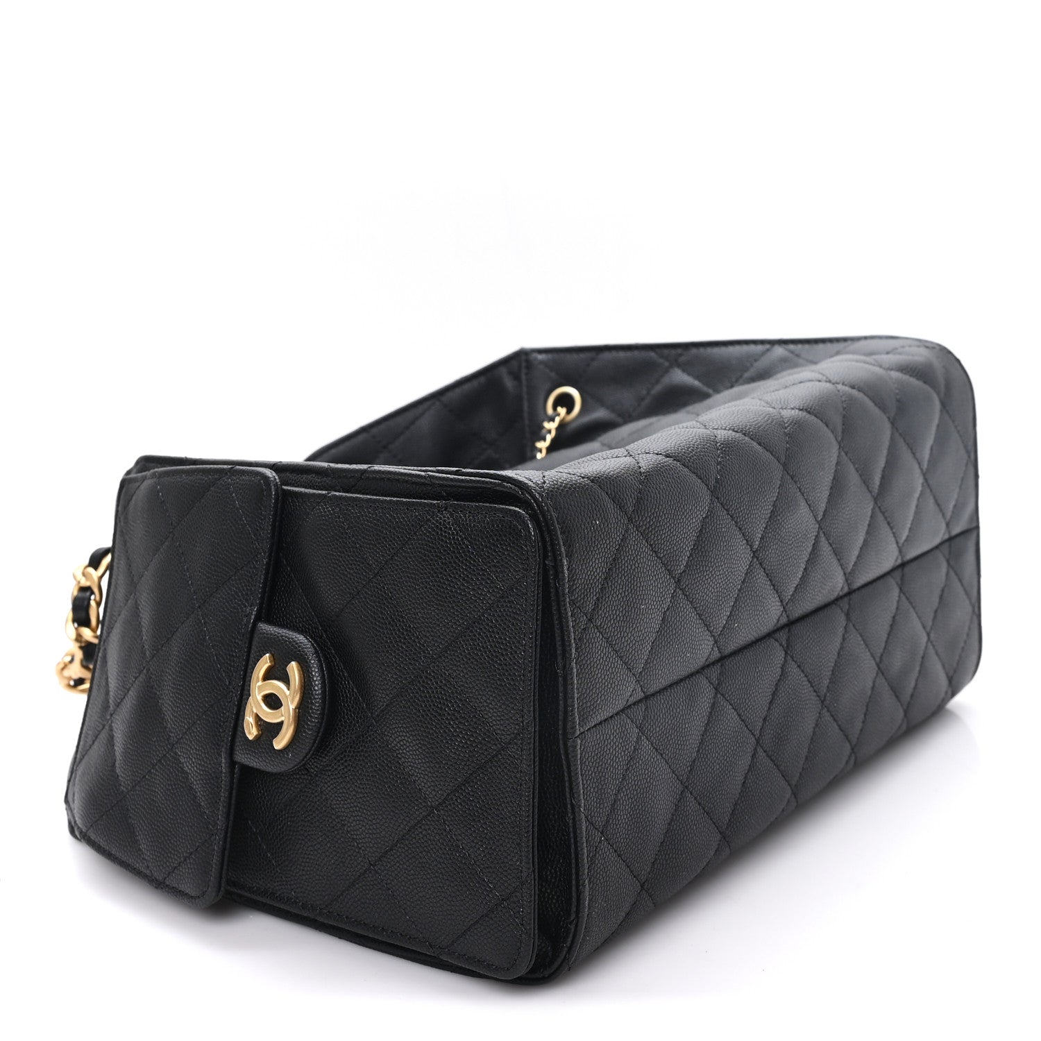 Chanel Caviar Quilted Small Chanel 25 Handbag Black 4 of 10