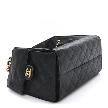 Chanel Caviar Quilted Small Chanel 25 Handbag Black 4 of 10