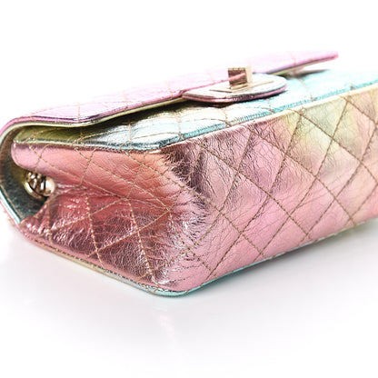 Chanel Metallic Goatskin Quilted Mini 2.55 Reissue Flap Multicolor 8 of 9