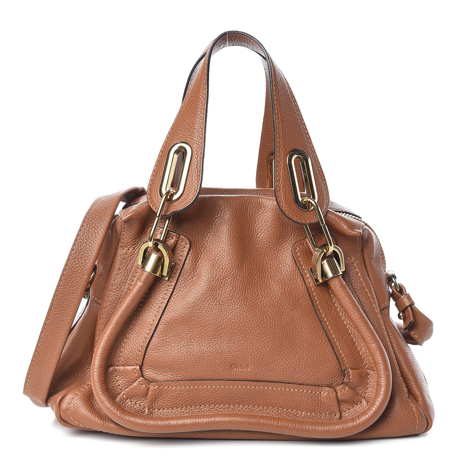 Chloe Calfskin Small Paraty Classic Tobacco 1 of 14