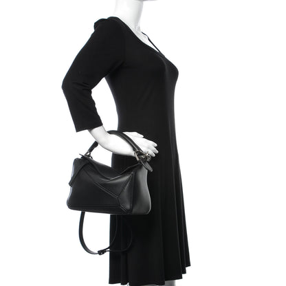 Loewe Calfskin Small Puzzle Bag Black 3 of 9