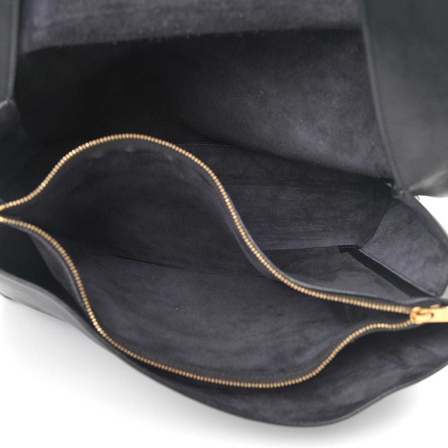 Smooth Calfskin Blade Flap Black