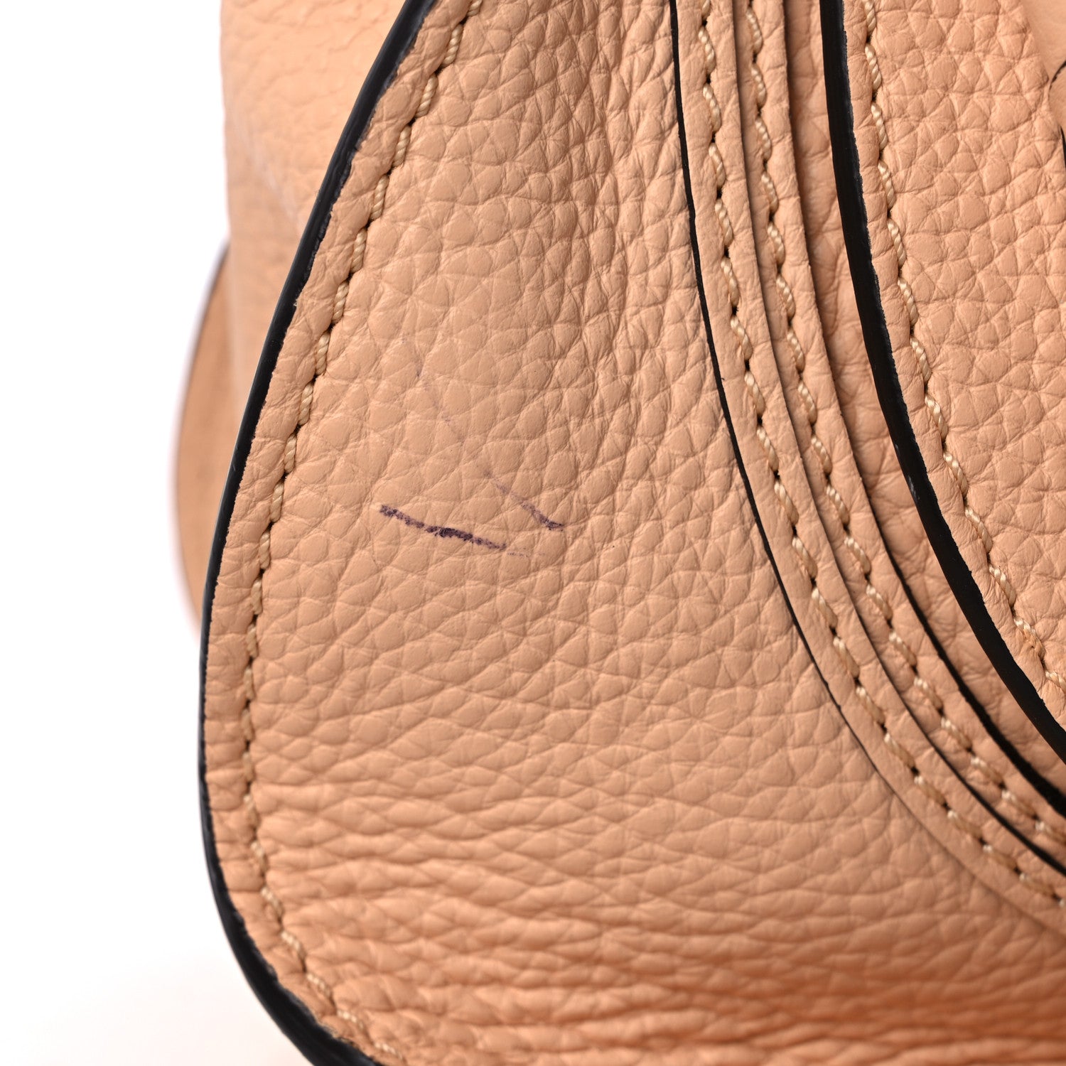 Chloe Calfskin Braided Medium Marcie Double Carry Milky Brown 12 of 13