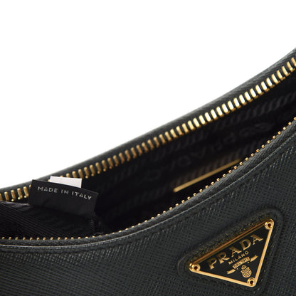 Prada Saffiano Lux Re-Edition 2005 Shoulder Bag Smeraldo 9 of 11