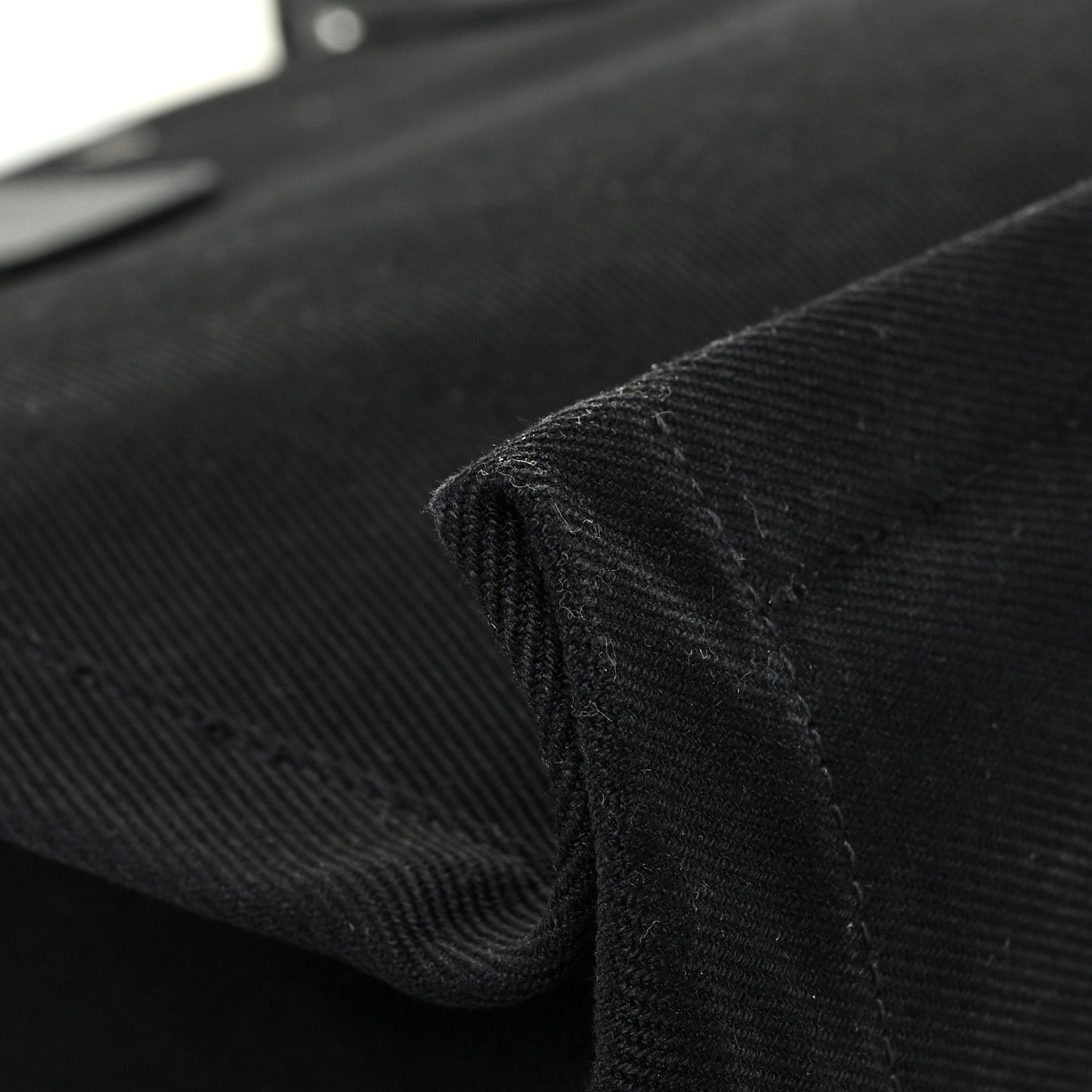 Saint Laurent Linen Calfskin Rive Gauche Tote Black 15 of 19