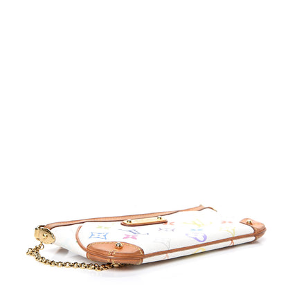 Louis Vuitton Monogram Multicolor Pochette Milla MM White 3 of 12