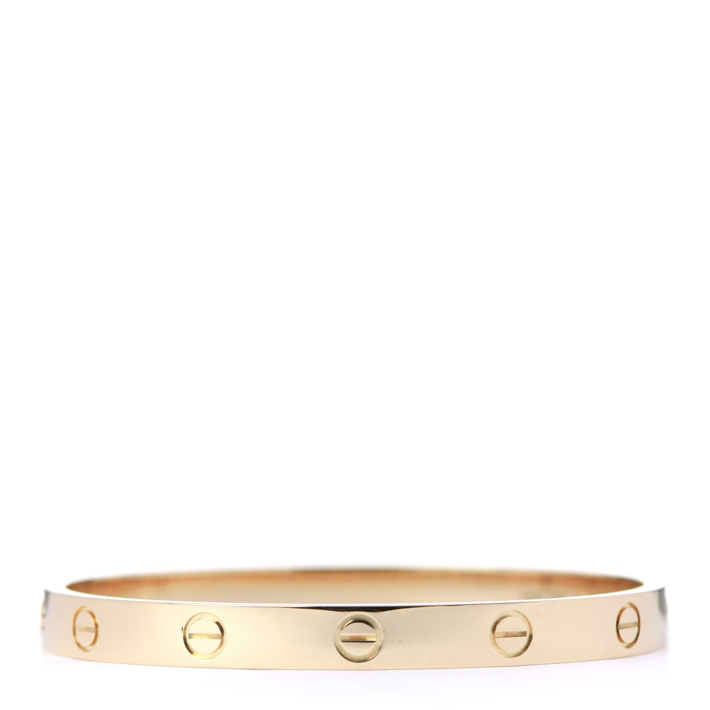 18K Yellow Gold LOVE Bracelet 17