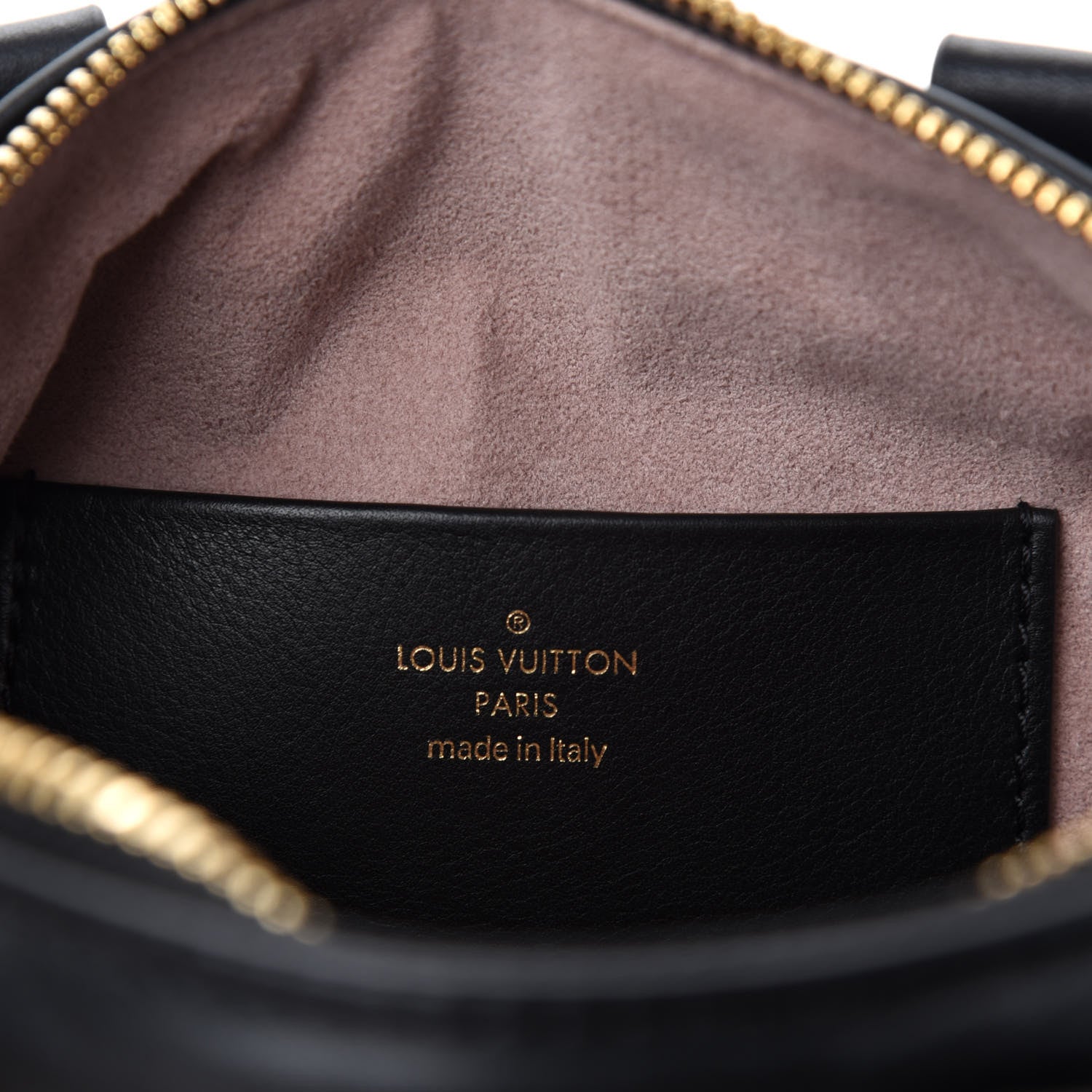 Louis Vuitton Lambskin Embossed Monogram Speedy 22 Bandouliere Black 8 of 10