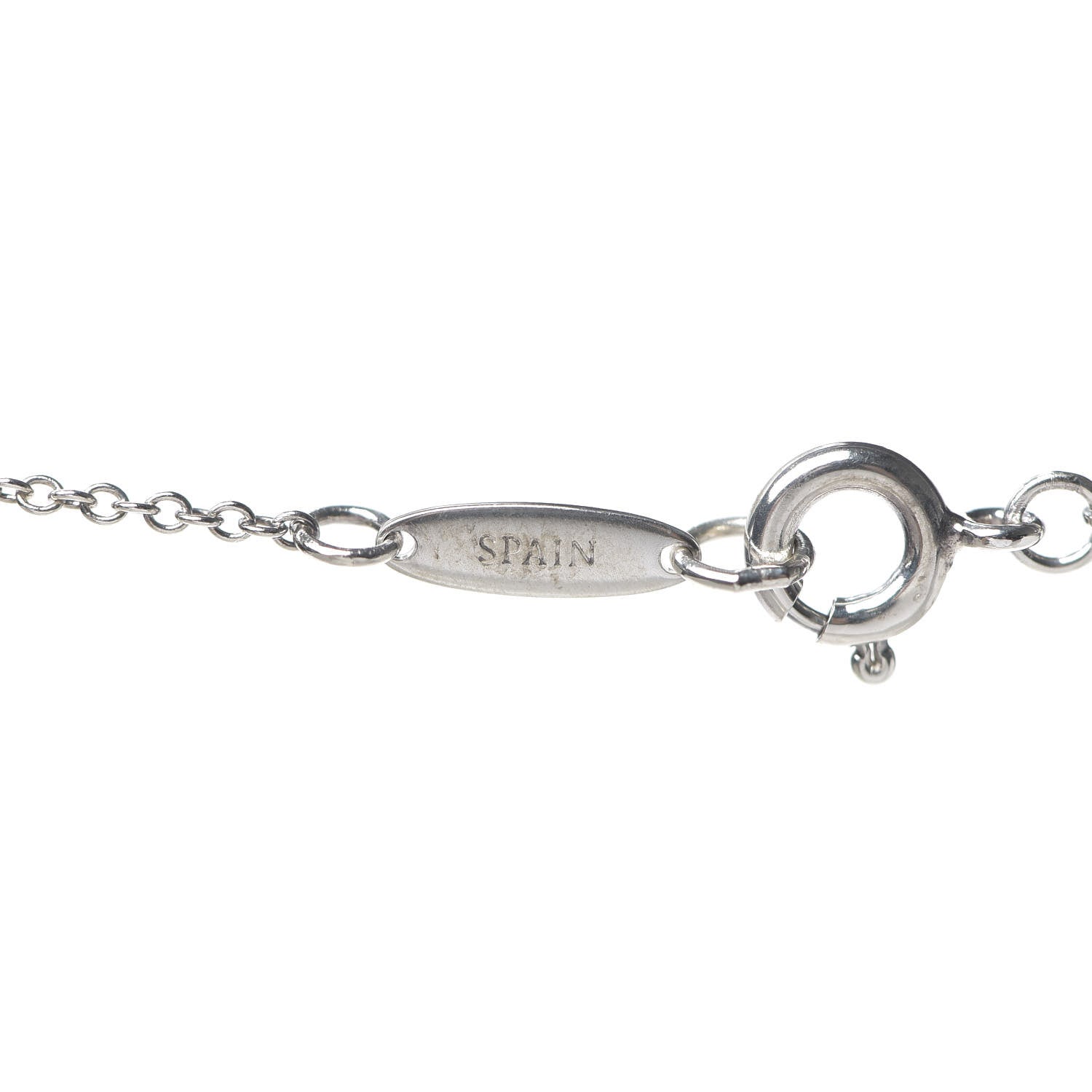 Tiffany Sterling Silver 12mm Elsa Peretti Eternal Circle Pendant Necklace 6 of 7