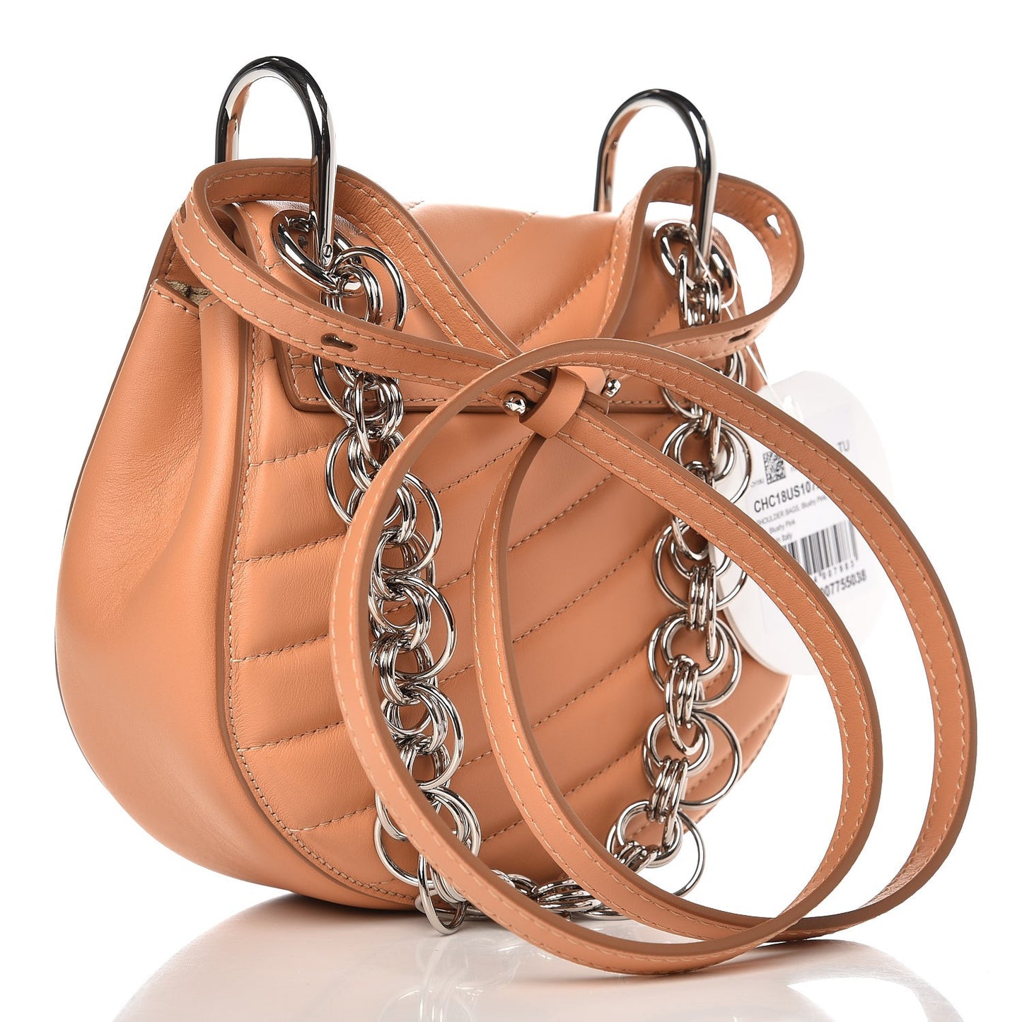 Calfskin Quilted Mini Drew Bijou Shoulder Bag Blushy Pink