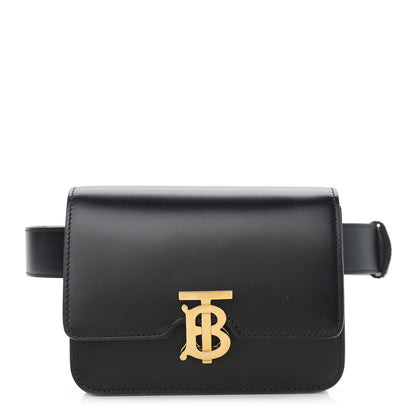 Burberry Calfskin TB Belt Bag Black 1 of 9