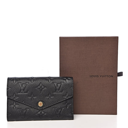 Louis Vuitton Empreinte Compact Curieuse Wallet Black 8 of 8