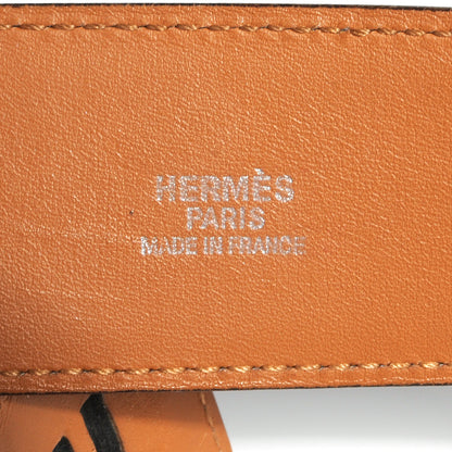 Hermes Box Leather Collier De Chien Belt Ardoise 75 4 of 8