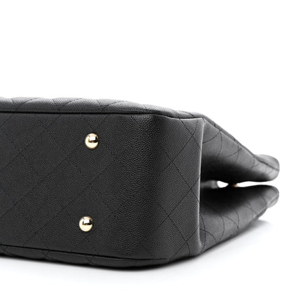 Chanel Caviar Quilted Large Shopping Tote Black 10 of 11