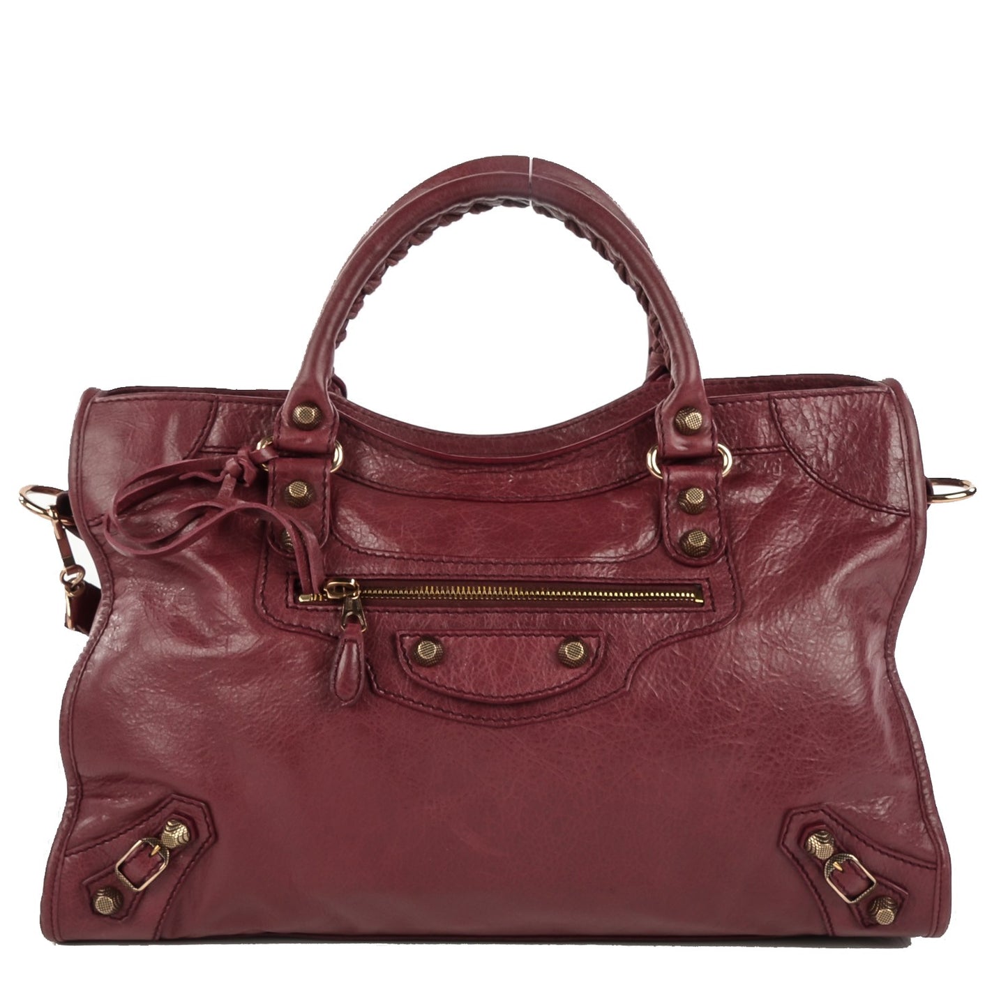 Agneau Giant 12 Rose Gold Hardware City Cassis