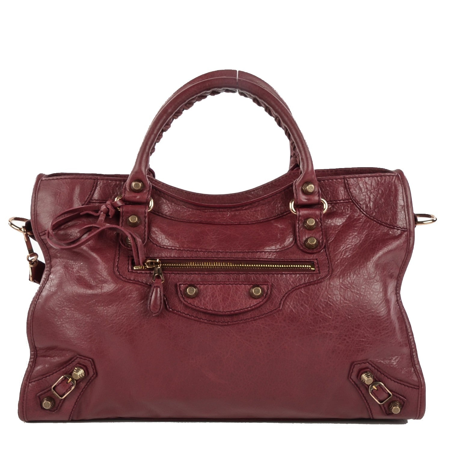 Balenciaga Agneau Giant 12 Rose Gold Hardware City Cassis 1 of 12