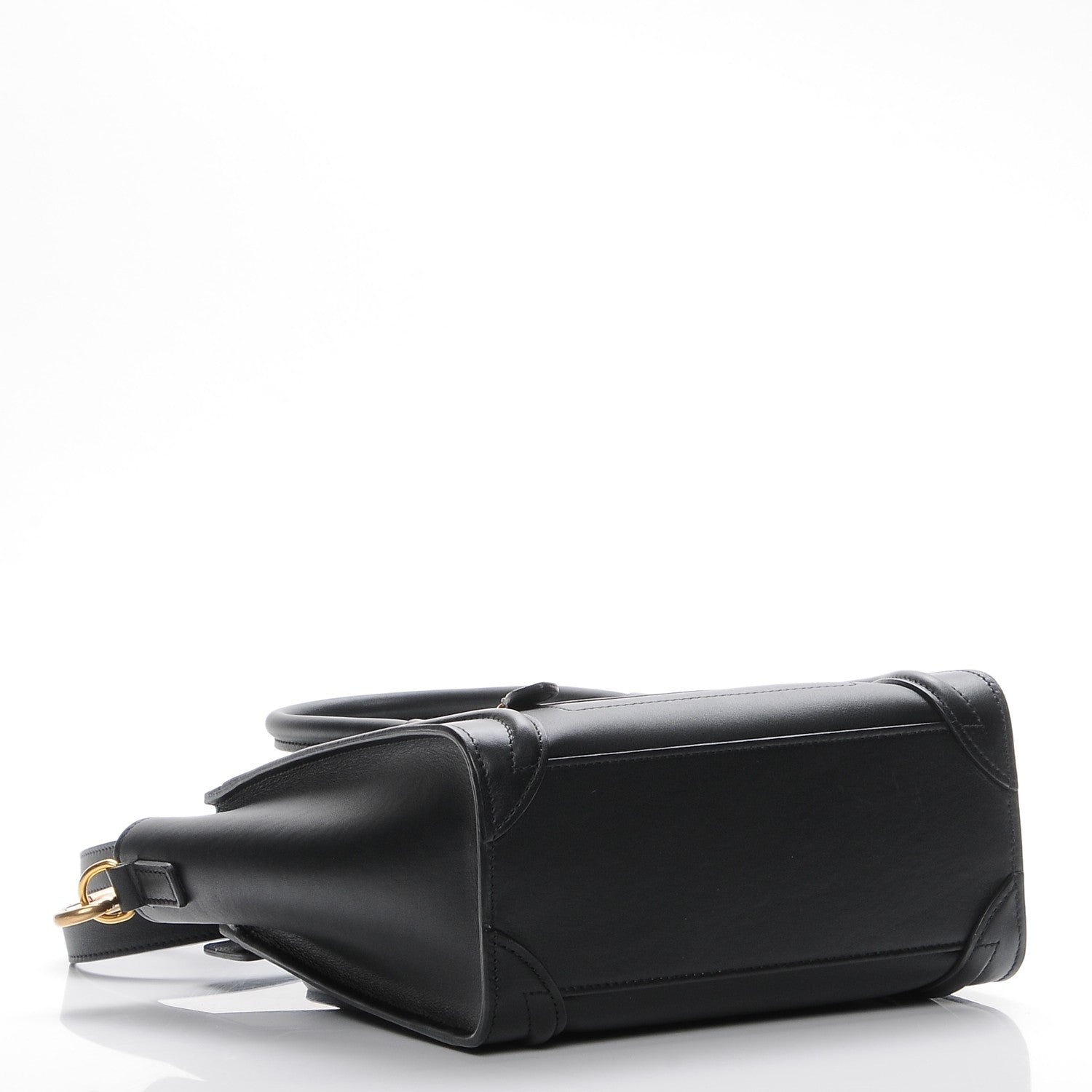 Celine Smooth Calfskin Nano Luggage Black 5 of 8