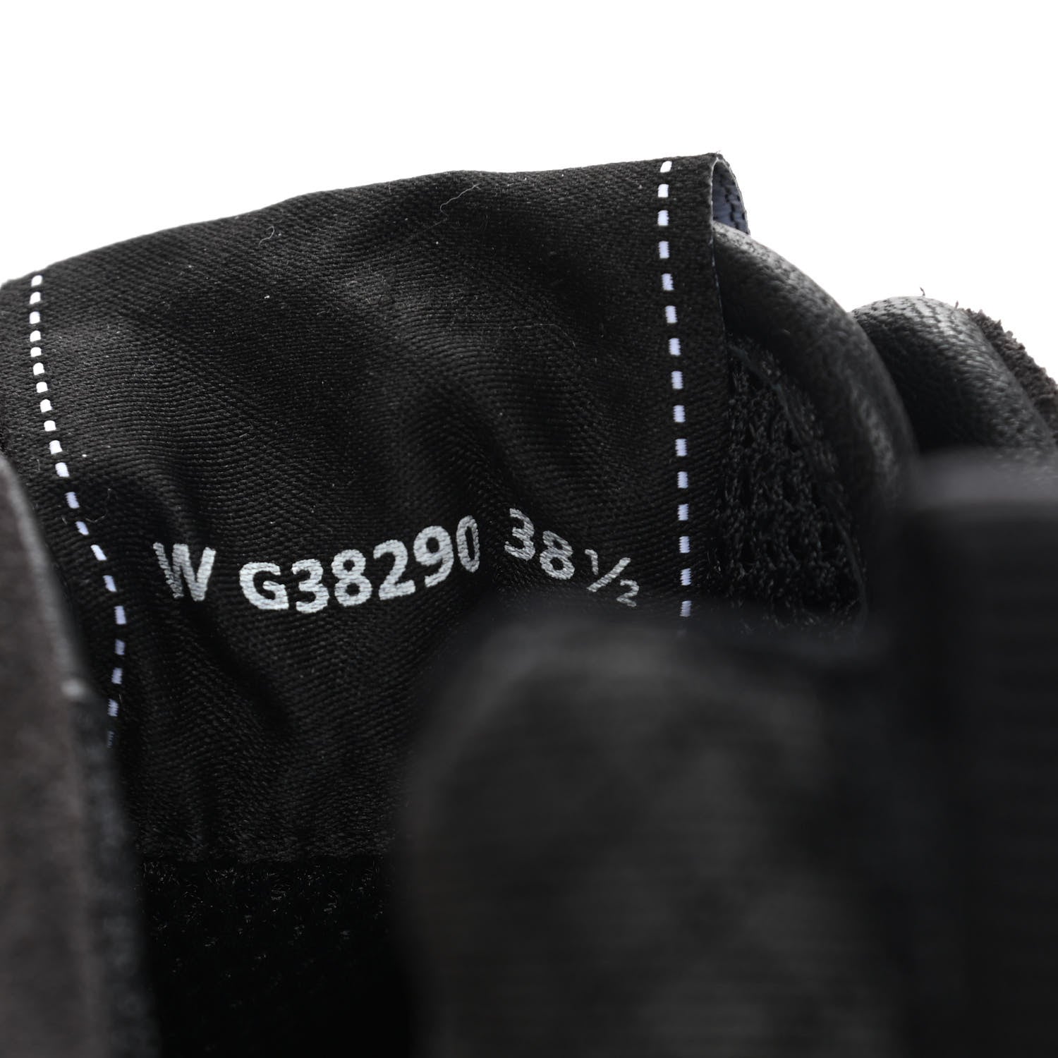 Chanel Mesh Suede Calfskin Quilted Sneakers 38.5 Black Dark Grey 9 of 9